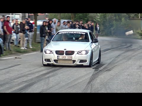 Modified Diesel BMW 3 Series - CRAZY Burnouts, Revs & Accelerations !