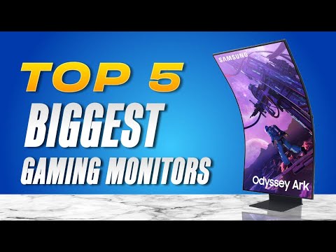 5 BIGGEST GAMING MONITORS (2024)