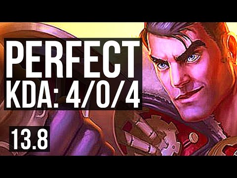 JAYCE vs JAX (TOP) | 4/0/4, 400+ games | KR Challenger | 13.8
