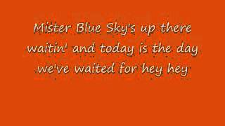 Mr. Blue Sky - E.L.O. With Lyrics!