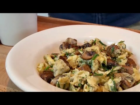 Herb & Mushroom Egg Scramble | Doug Cooking