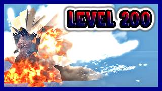 How Strong Is LEVEL 200 SPACE GODZILLA? - Roblox Kaiju Alpha