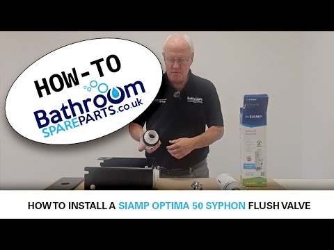 How To Install a Siamp Optima 50 Syphon Flush Valve