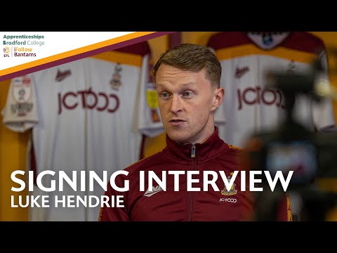 INTERVIEW: Hendrie delighted to rejoin the Bantams