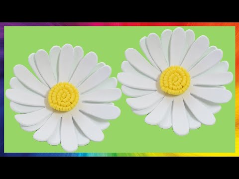 Como hacer Flores de Margaritas en foami - El Mundo de MyG