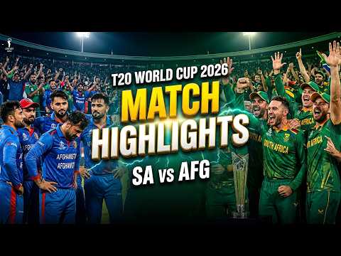 Last Ball Drama to Double Super Over! SA vs AFG Match Highlights, T20 World Cup 2026