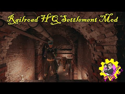 Railroad HQ Settlement Mod  Fallout 4