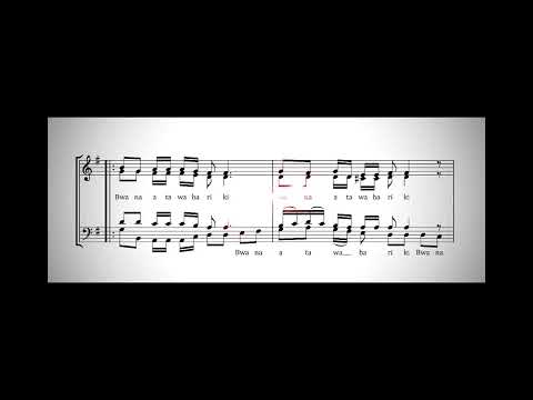 BWANA ATAWABARIKI WATU WAKE KWA AMANI. Composed by Eng. Richard Samson.