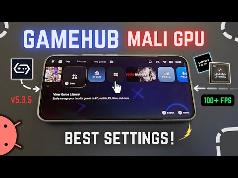 Gamehub v5.3.5 Emulator on Mali GPU Android - Best Settings & TEST!
