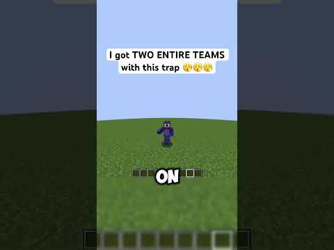 This TRAP actually works SO WELL 😭😭😭 #minecraft #gaming