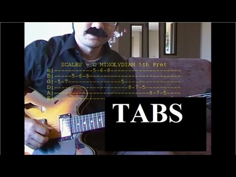 C JAM BLUES Guitar Lesson TABS Easy Guitar - C Jam Blues Guitar Tab