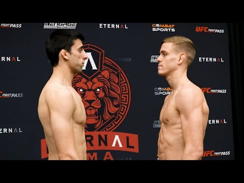 ETERNAL MMA 60 | OFFICIAL WEIGH IN PRESENTED BY CMBT