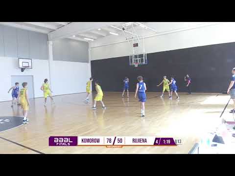 AK Komorow 2010 vs Rujiena 2010 | BBBL Boys U13 | Finals Stage