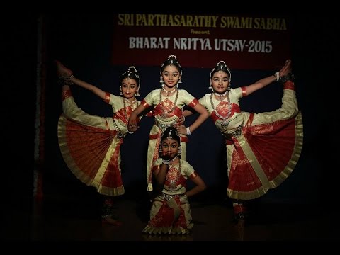 SDN kids' first group performance - 2015 - Part 3 -  Sridevi Nrithyalaya - Bharathanatyam Dance