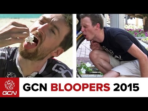 GCN's Bloopers – Part 4 | The Best Global Cycling Network Outtakes + Fails Of 2015