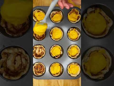 Pumpkin Cheesecake Cinnamon Roll Bites #shorts