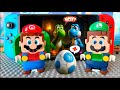 Blue Yoshi Is Sick Lego Mario Luigi Enter The Nintendo Switch To Save All Yoshis Legomario