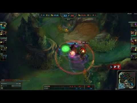 1v2 Akali on Diamond 5 Smurf (Their vision)