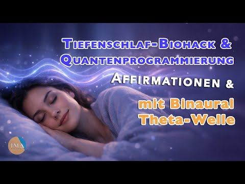 Tiefenschlaf Biohack & Quantenprogrammierung mit Binaural Theta Welle und Affirmationen
