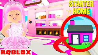 Making The STARTER HOME Look RICH In Adopt Me Robl
