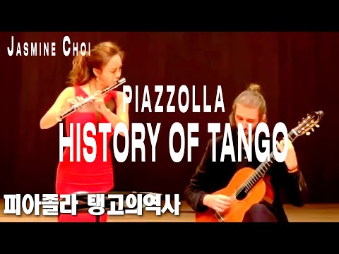 Piazzolla History of Tango for Flute and Guitar - #JasmineChoi #flute #flutist