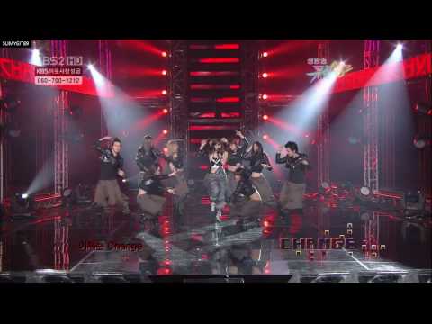 [1080p HD] 100108 HyunA feat. Joon Hyung (Beast) - "Change" Hot Debut (MBank)