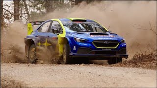 Subaru WRX Rally Car Battles the Elements at 100 Acre Wood Rally | Brandon Semenuk vs the Field