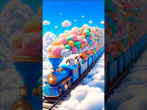 Tran came by taking ice cream of different designs🥱😄🍦😋#icecream #icecreamtrain #viralshort