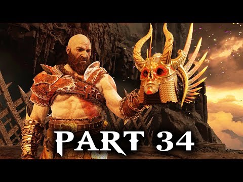 God of War Gameplay Walkthrough Part 34 - GONDUL VALKYRIE - Muspelheim Realm (Fully Upgrades Blades)
