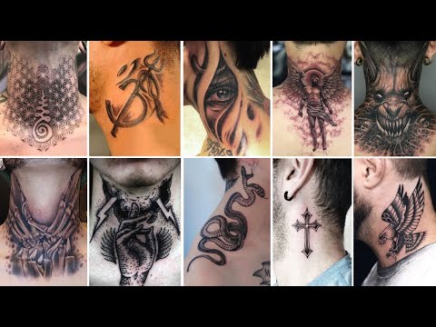 Best Neck Tattoos For Men | Latest Tattoo Ideas For Guys | Tattoo Designs  and Ideas For Boys 2021 | Video & Photo