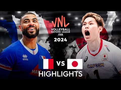 HISTORICAL MATCH | JAPAN vs FRANCE | Men's VNL FINAL 2024