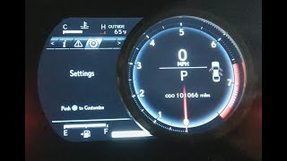 Upgrade your Lexus Analog Gauge Cluster to F-Sport Full Digital with sliding mechanism