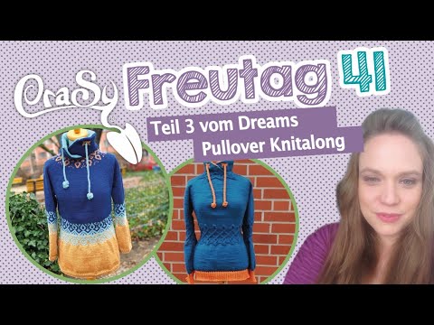 CraSy Freutag 41 - Pulli Kam Teil 3 über Ärmel neu