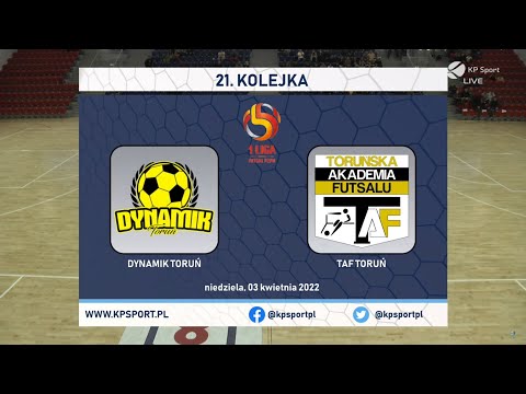 ::SKRÓT::⚽ DYNAMIK TORUŃ 🆚 TAF TORUŃ FUTSAL | 🏆 1 POLSKA LIGA FUTSALU | 21. KOLEJKA [3.04.2022]