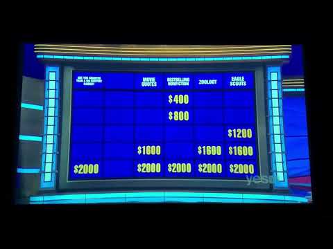 Double Jeopardy, Ryan Hemmel Day 2 - 3rd Daily Double (11/26/20)