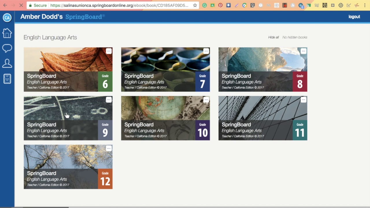 Accessing SpringBoard Revision Assistant