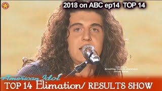 Cade Foehner sings Bright Lights Victory Song Top 10 American Idol 2018 Top 14 Results Show