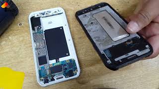 Samsung s6 active (sm-g890) battery replace/ pannel replace