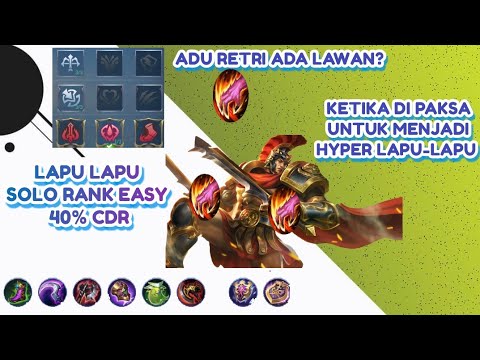LAPU LAPU VS SABER HYPER / JUNGLE GAMEPLAY & BEST BUILD 2023