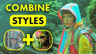 Blend Style Codes for Unlimited Art Styles!