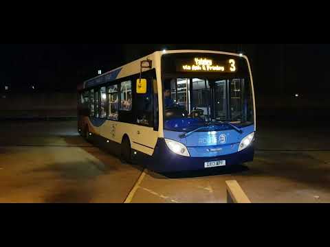 Here is the stagecoach bus 36909 on the number 3 in Aldershot with the route 3 livery