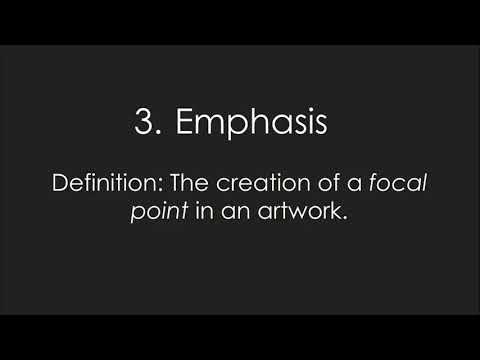 The Principles of Art - Emphasis