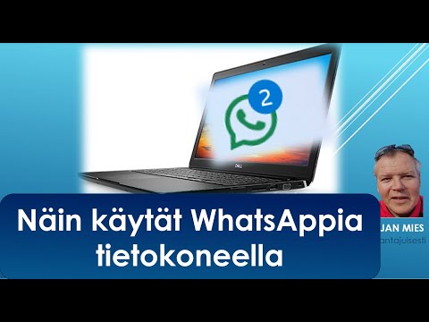Näin käytät WhatsAppia tietokoneella