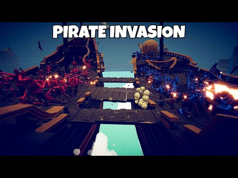 PIRATE vs PIRATE - PIRATE INVASION - Totally Accurate Battle Simulator TABS