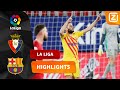 JORDI ALBA KNALT DE BAL VOL HET DOEL IN!? | Osasuna vs Barcelona | La Liga 2020/21 | Samenvatting