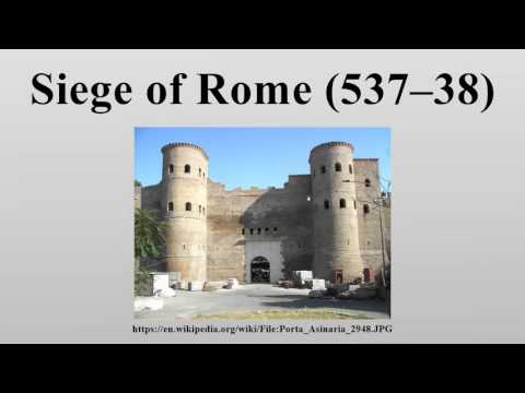 Siege of Rome (537–38)