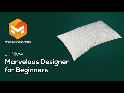 Marvelous Designer Tutorial for Beginners 1 Pillow
