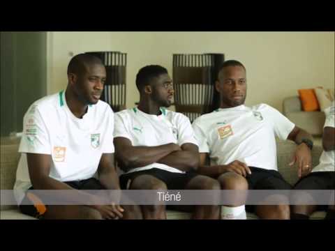 Ivory Coast interwiew - Yaya Touré, Kolo Touré, Drogba, Gervinho and Kalou