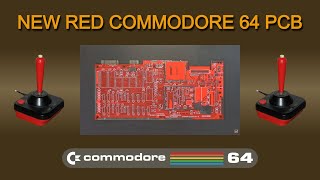New Red Commodore 64 Motherboard