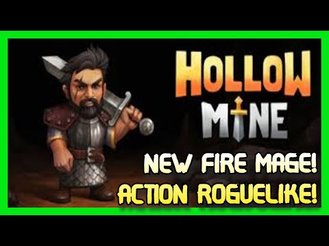 NEW Fire Mage in this Action Roguelike! | Hollow Mine